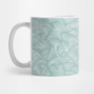 Silky Waves of the Boundless Opal Blue Sea Mug